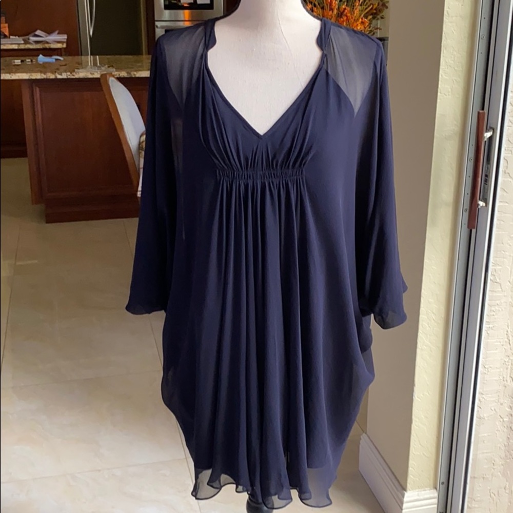 Diane VonFurstenberg Navy Blue Dress